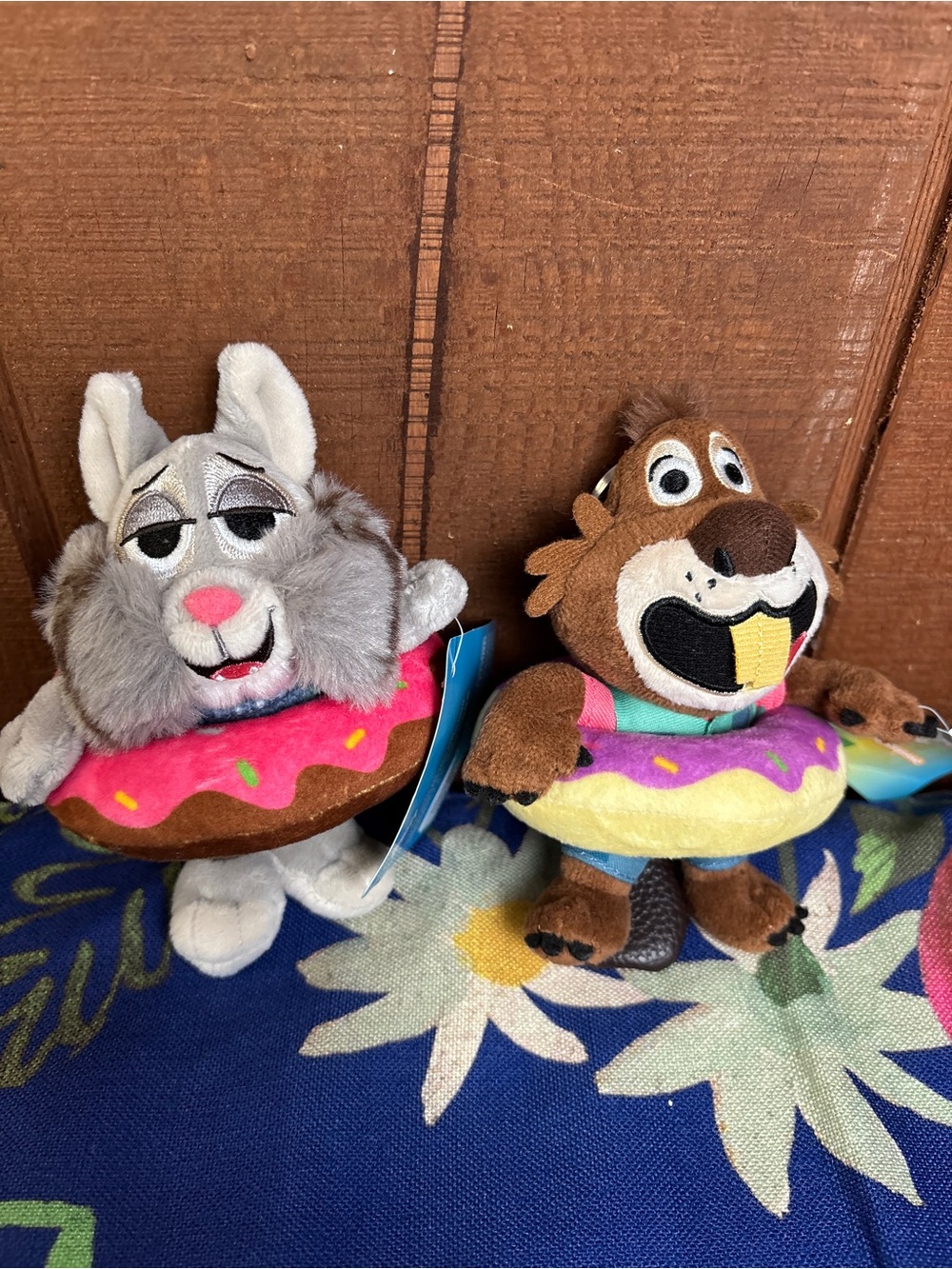 HK Disneyland Zootopia 2 Plush Donut Keychains, Bag Charms - Pawpert & Nibbles